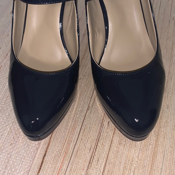 Naturalizer Women's 8.5 Leather Talissa Mary Janes Navy Blue Pump Career Office - Picture 12 of 14